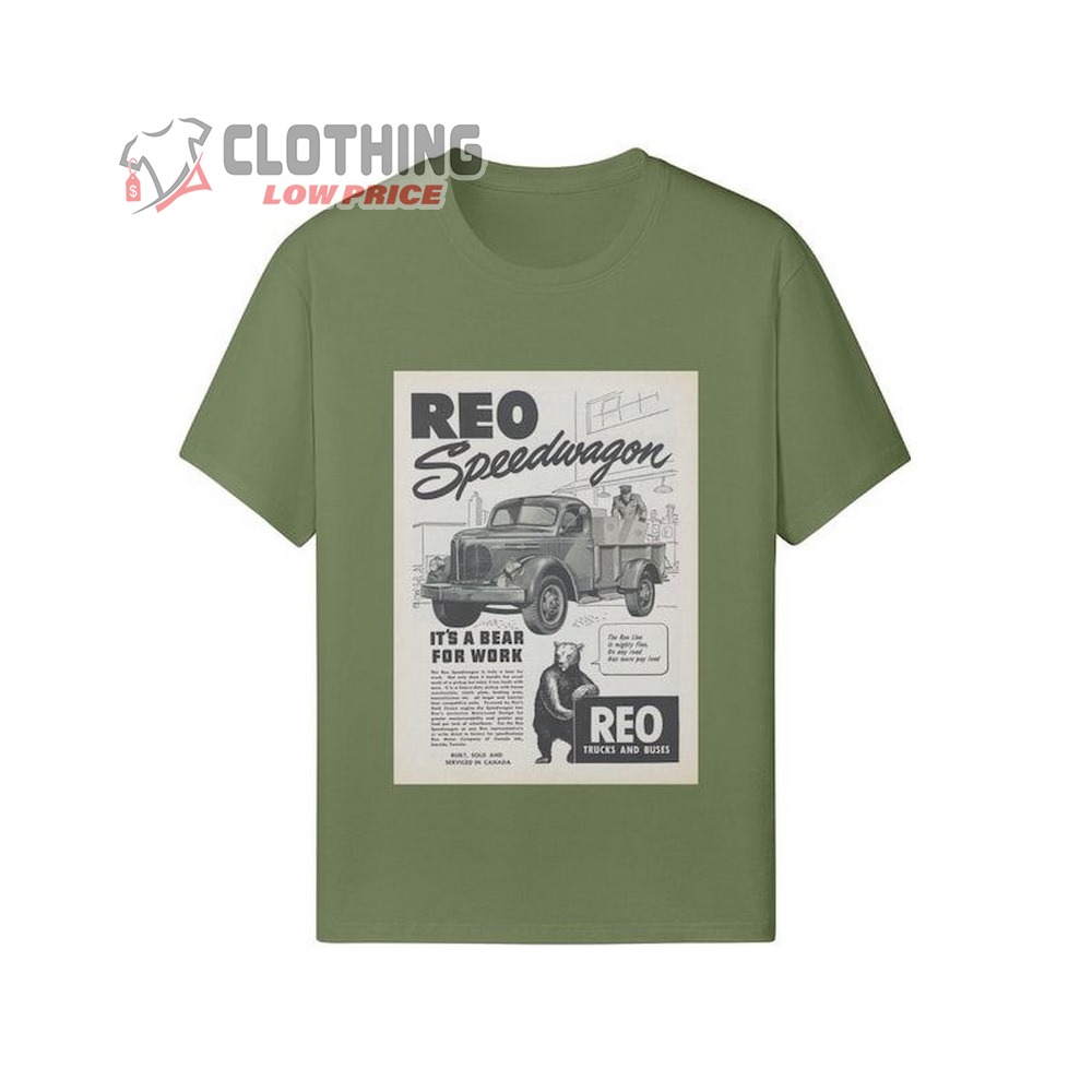1950 Reo Speedwagon Truck 180g Unisex Classic Fit Crew Neck T-shirt