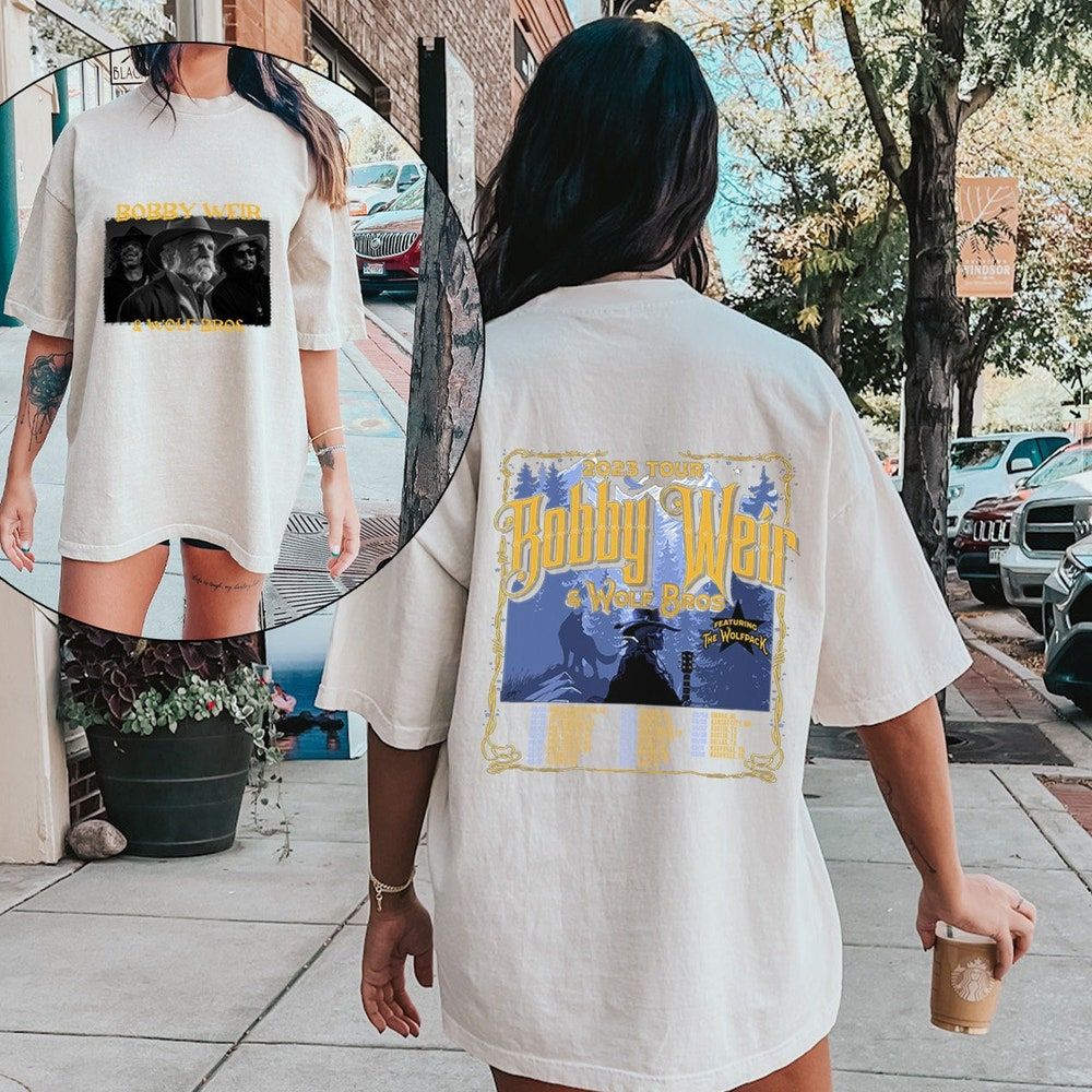 2023 Tour Booby Wair & Woolf Brros Women Concert T-Shirt