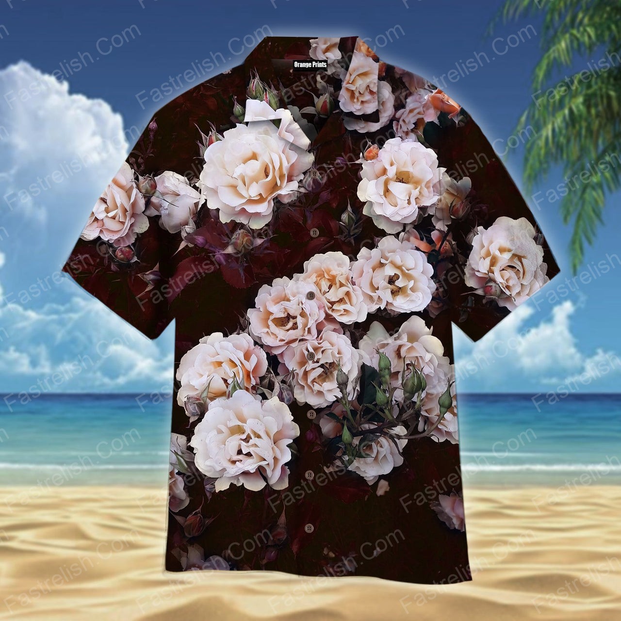 Rose Flower Tropical Hawaiian Shirts HW6888