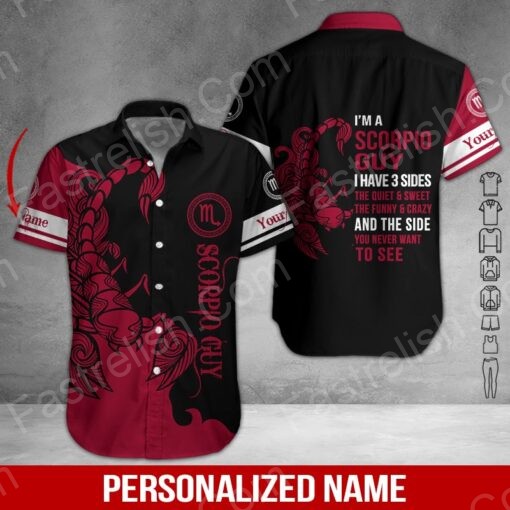 Scorpio Guy Custom Name Hawaiian Shirts HN2529