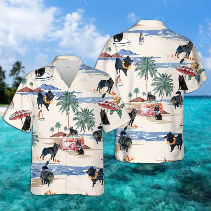 Schipperke Summer Beach Hawaiian Shirts HL2182