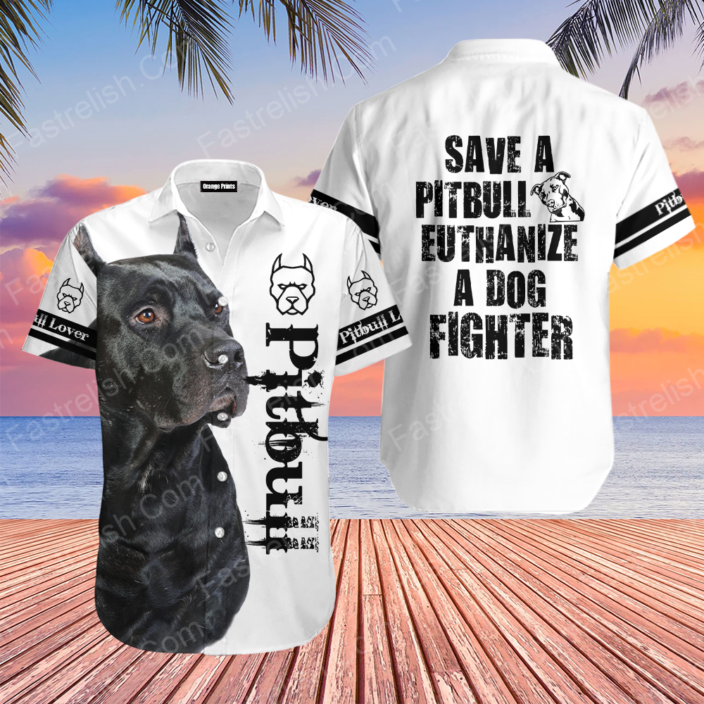 Save The Pit Bull Terrier Hawaiian Shirts WT6104