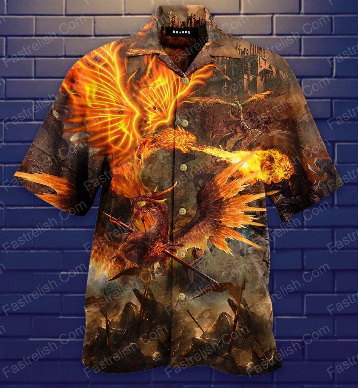 Dragon Warrior Hawaiian Shirts HW2782