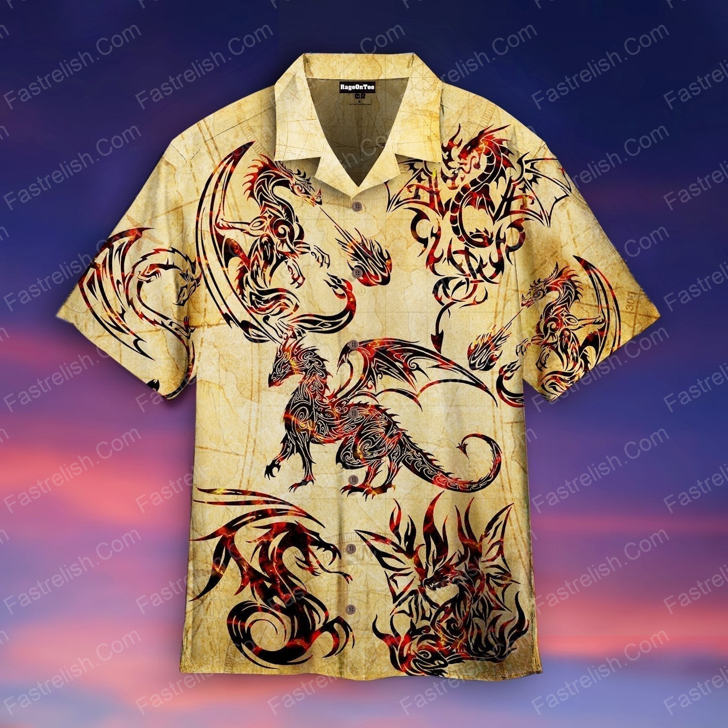 Dragon Hawaiian Shirts HW4790