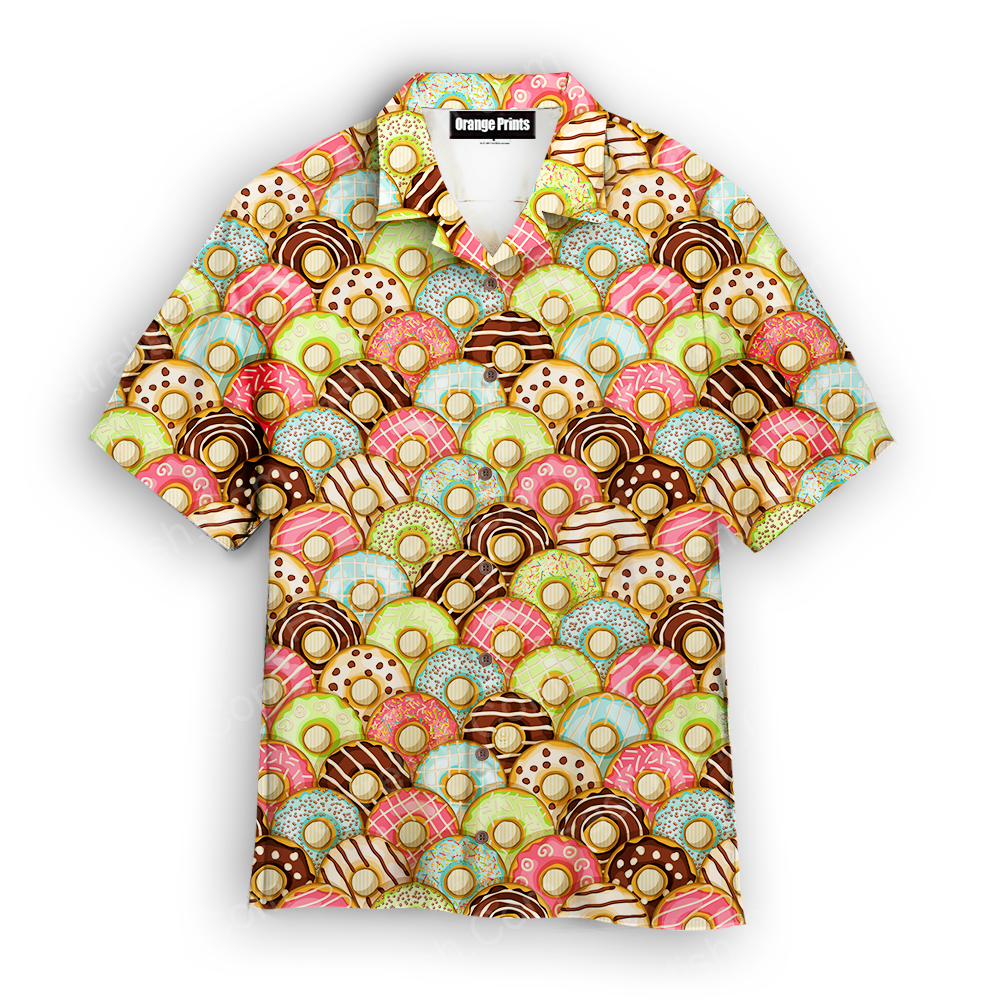 Donuts Pattern Hawaiian Shirts WT6715