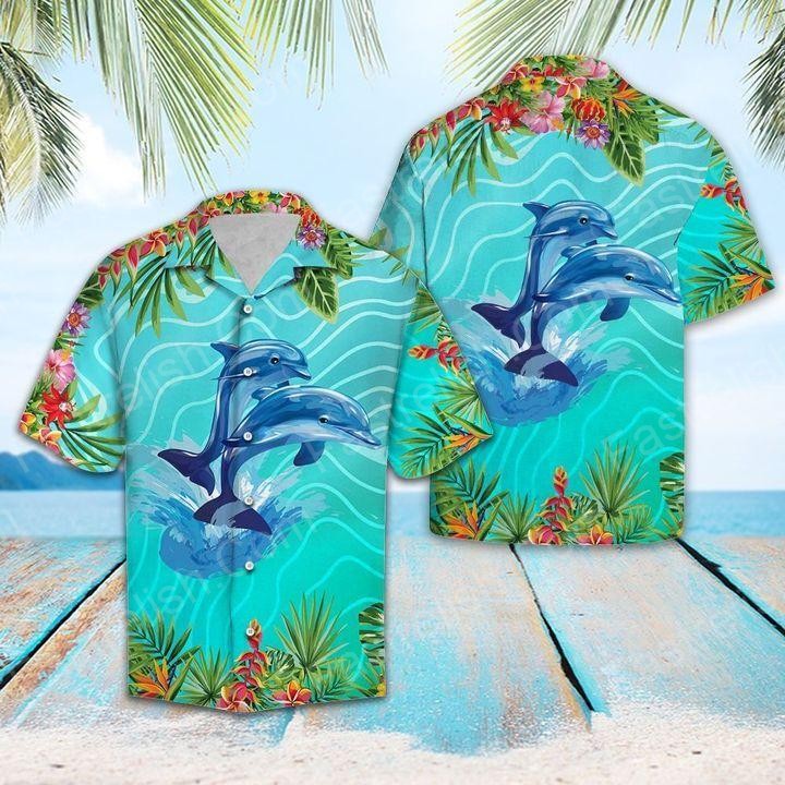 Dolphin Hawaiian Shirts HW1054