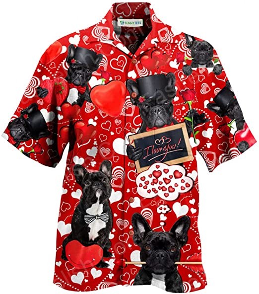 Dog Happy Valentine Hawaiian Shirts HL1128