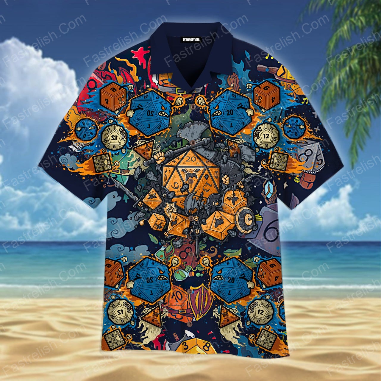 DnD Dice Hawaiian Shirts |WT1706