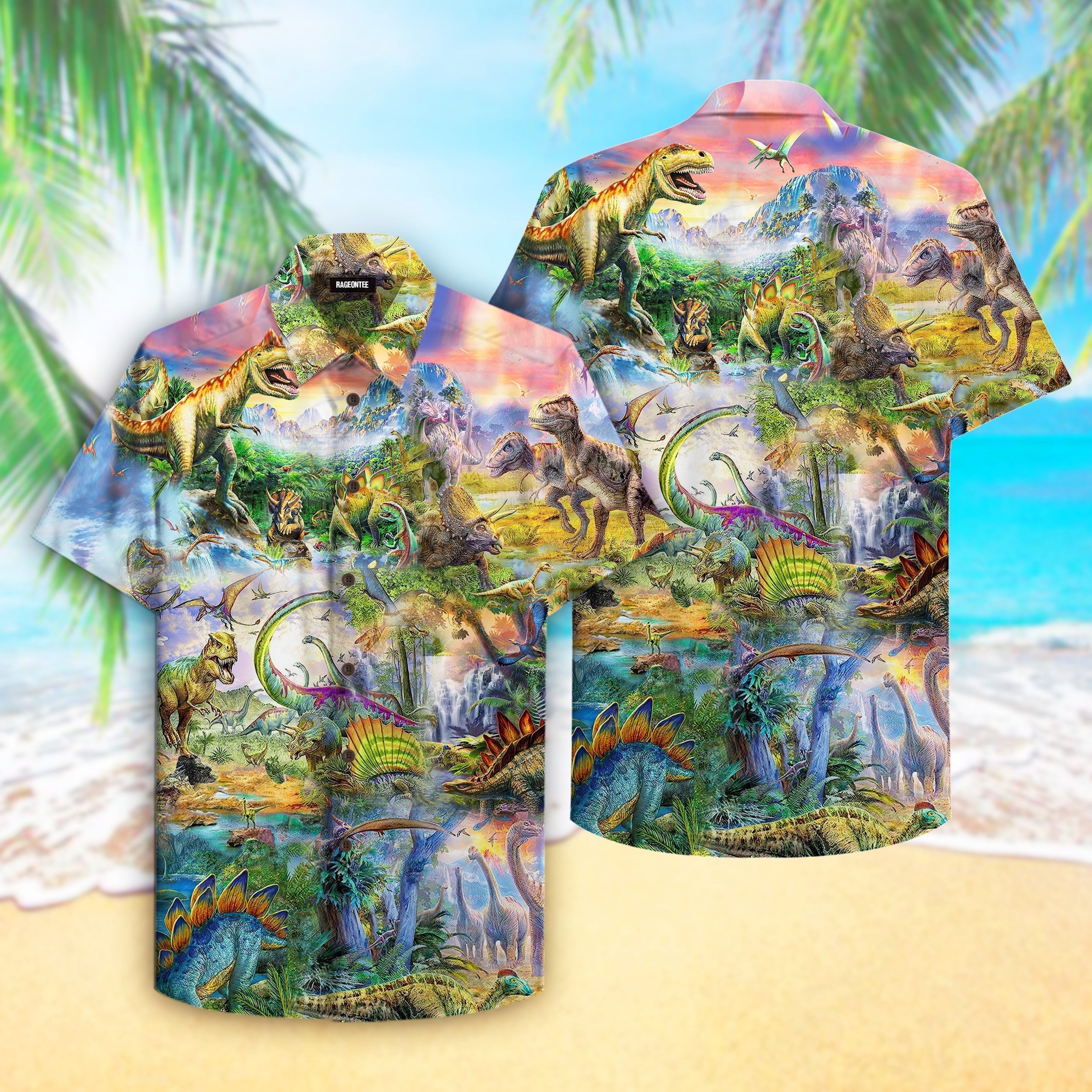 Dinosaur Island Hawaiian Shirts HW4209