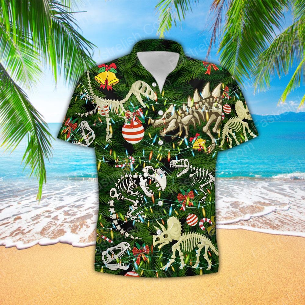 Dinosaur Christmas Tree Hawaiian Shirts HW9750