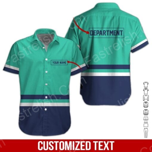 Department Custom Name Hawaiian Shirts HN1418