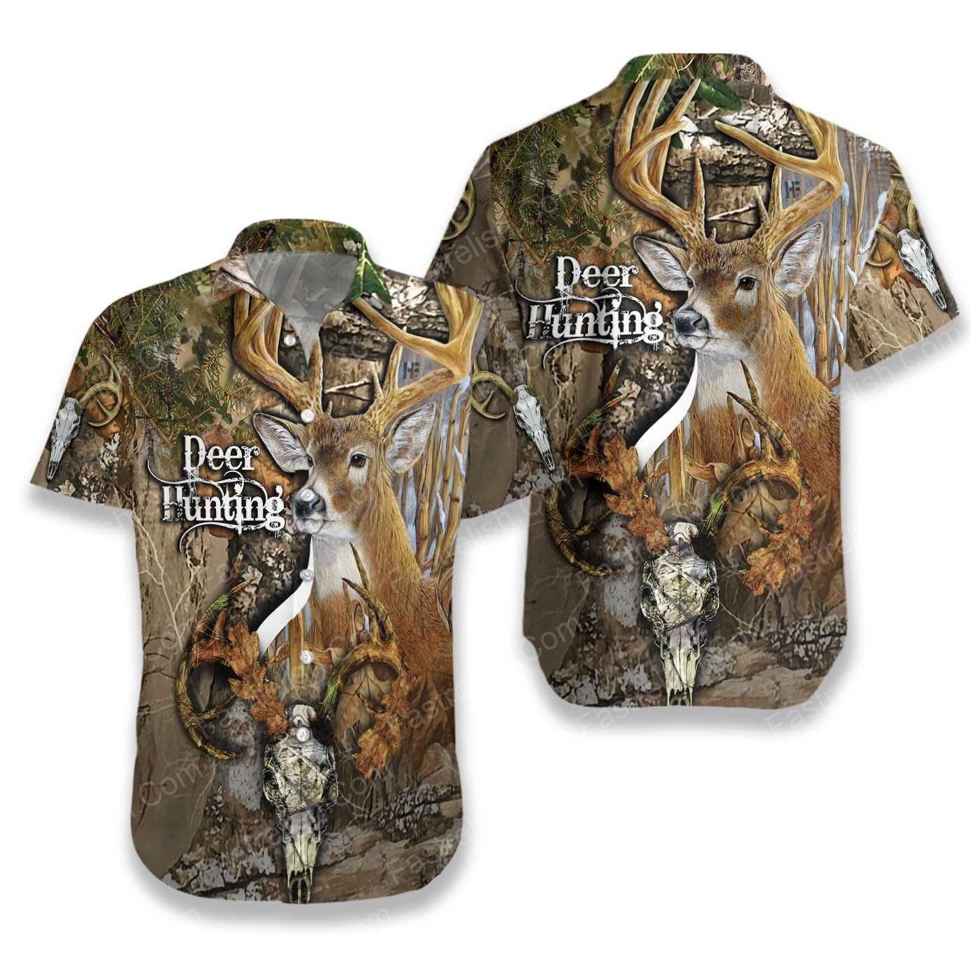 Deer Hunting Hawaiian Shirts HW8548