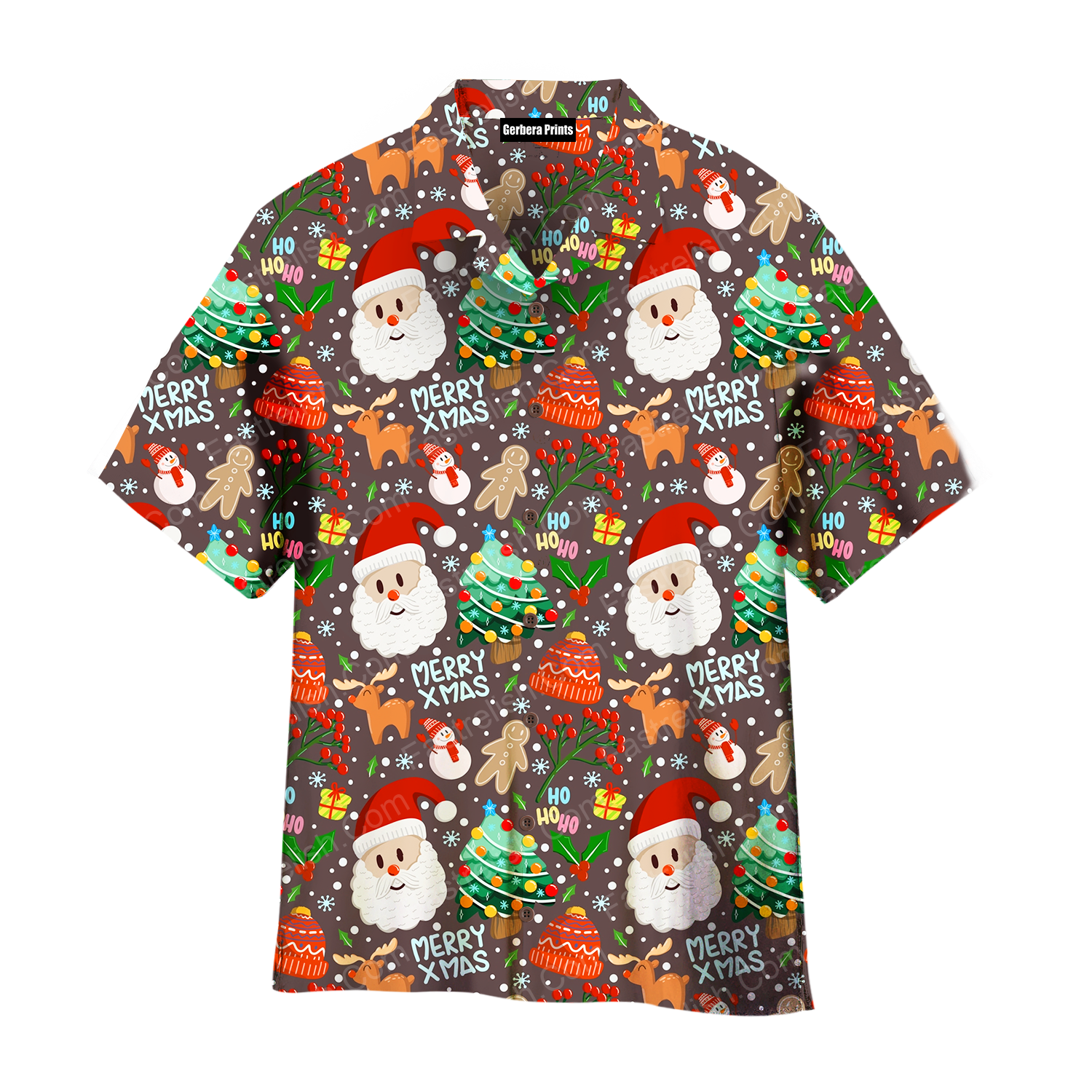 Santa Claus Party Pattern Hawaiian Shirts WT7379