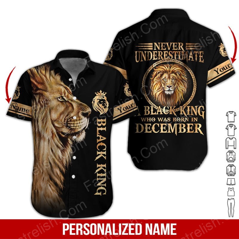 December King Custom Name Hawaiian Shirts HN2912
