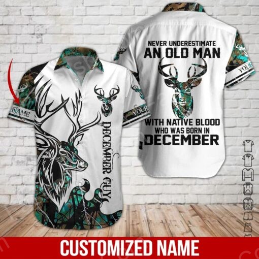 December Hunting Custom Name Hawaiian Shirts HN1760