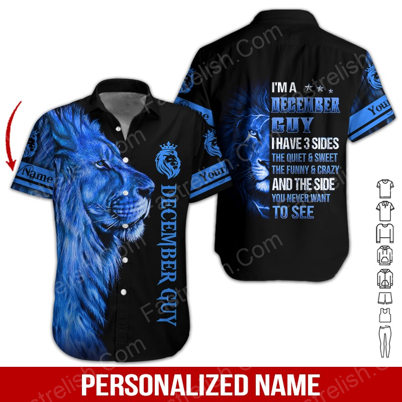 December Guy Custom Name Hawaiian Shirts HN2687