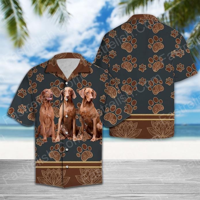 Cute Vizsla Hawaiian Shirts HW5404