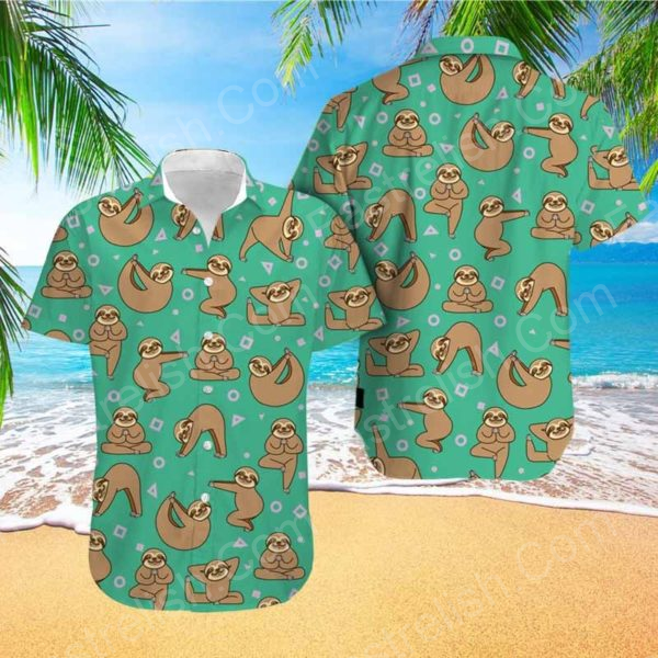 Cute Sloth Hawaiian Shirts HW7989