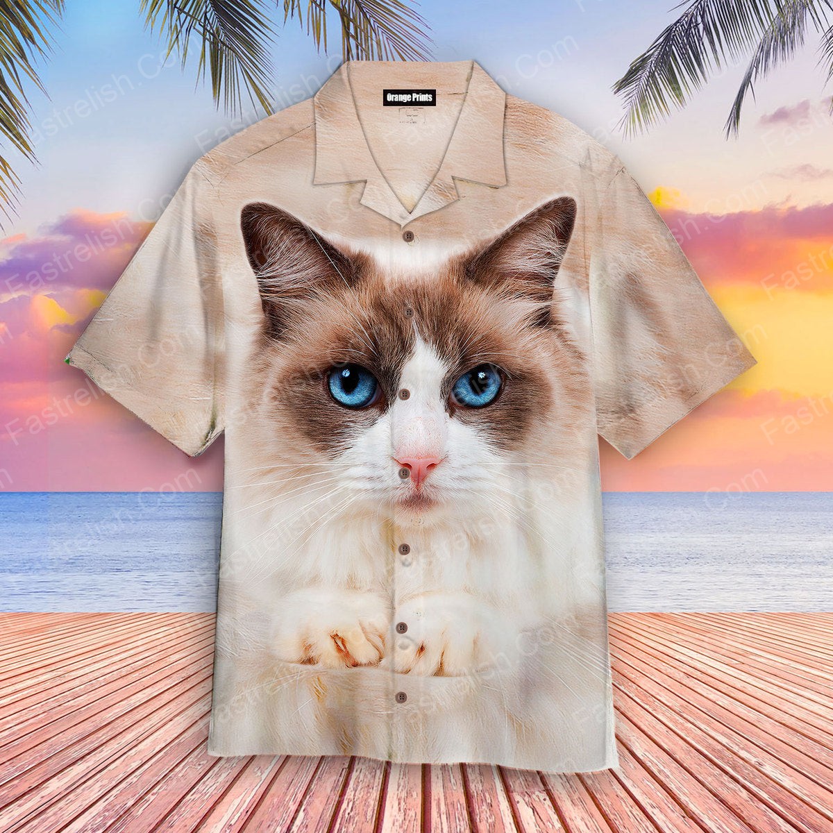 Cute Ragdoll Cat Hawaiian Shirts WT6590