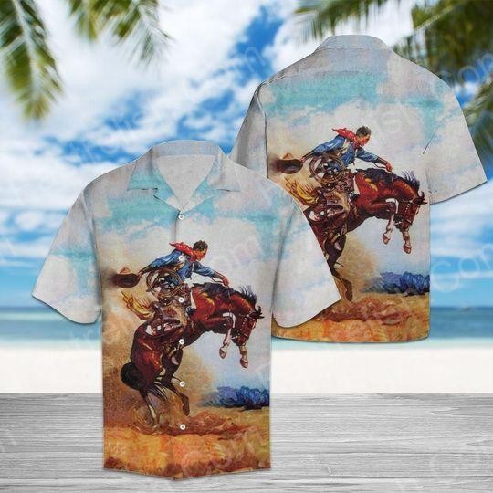 Cowboy Multicolor Unique Design Hawaiian Shirts HW8136