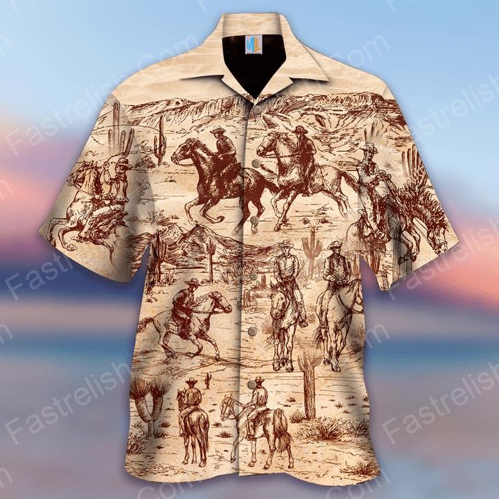 Cowboy Hawaiian Shirts HW4017