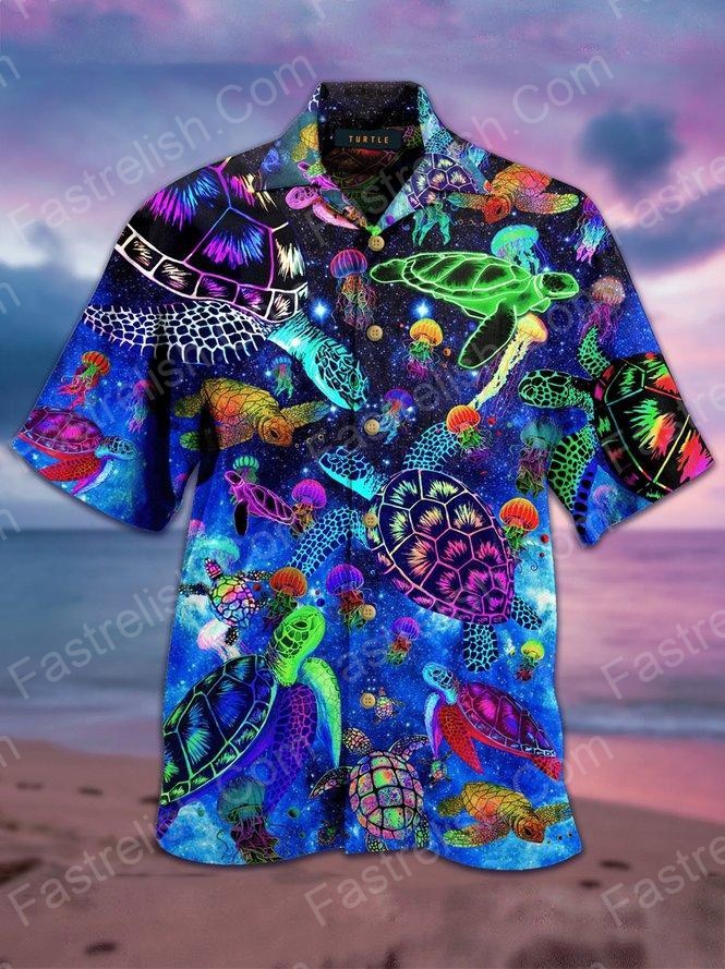 Colorful Turtles Hawaiian Shirts HW2356