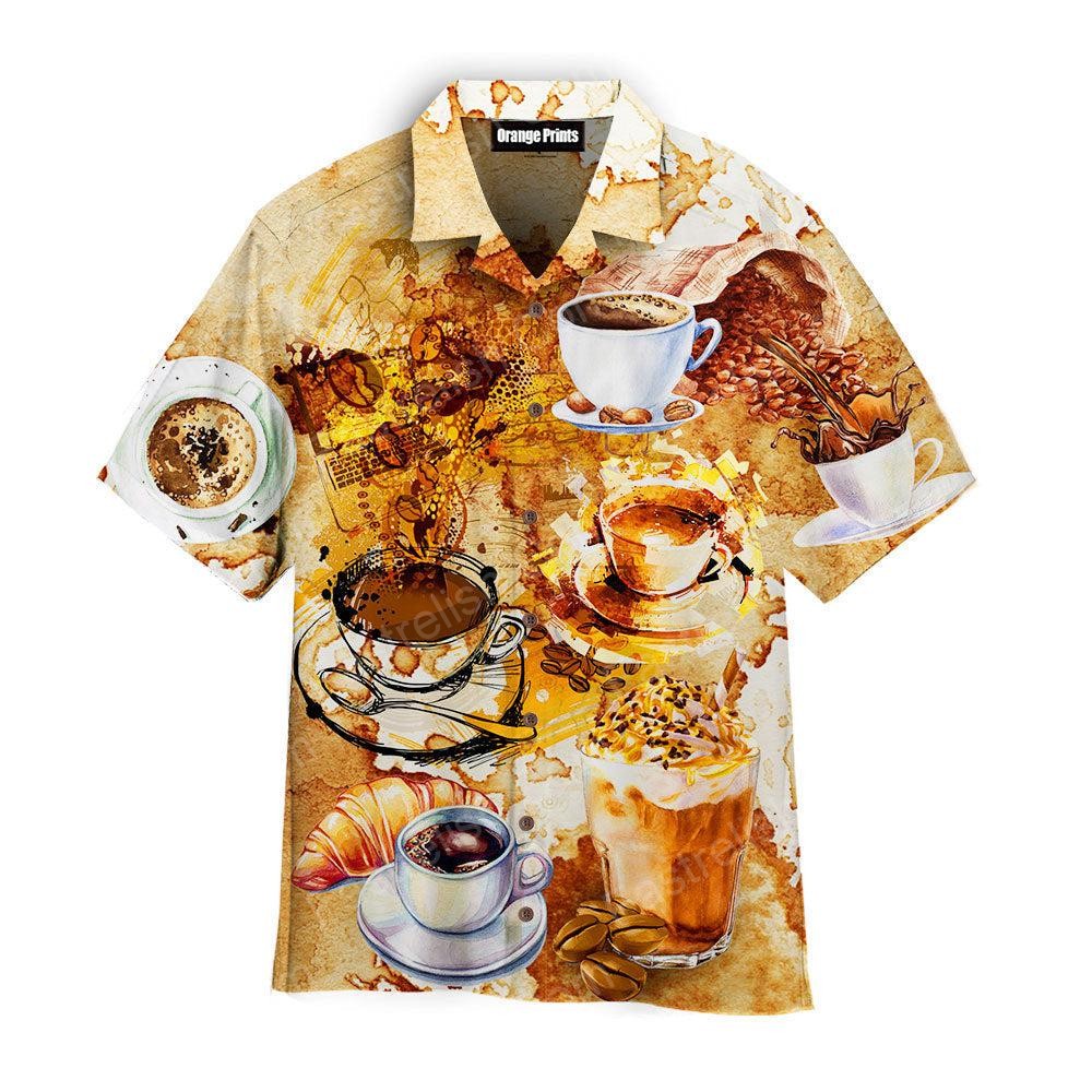 Coffee Makes Life Better Hawaiian Shirts WT4126