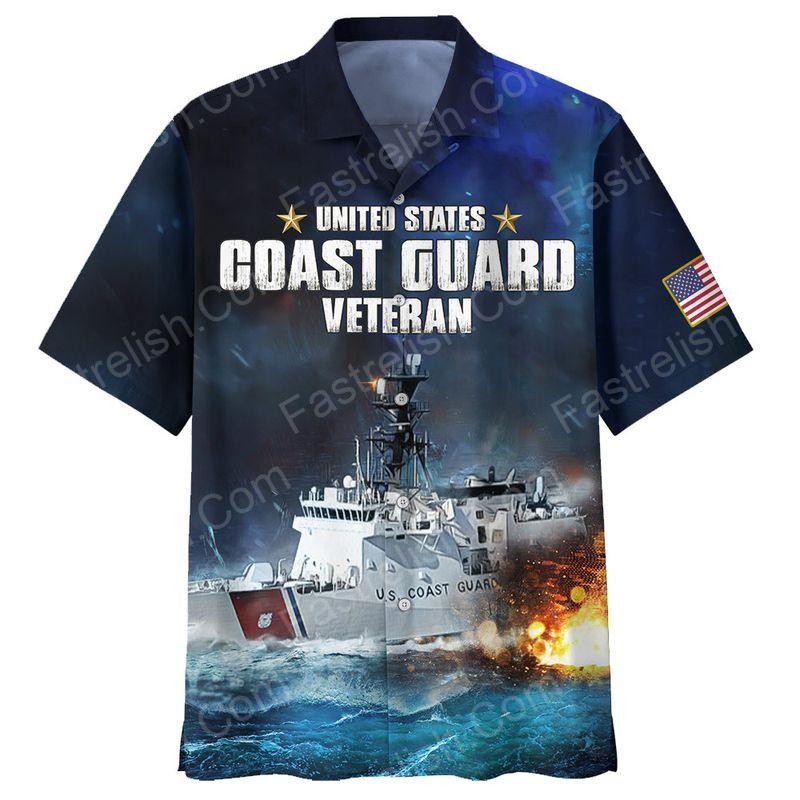 Coast Guard Veteran Hawaiian Shirts HW9699