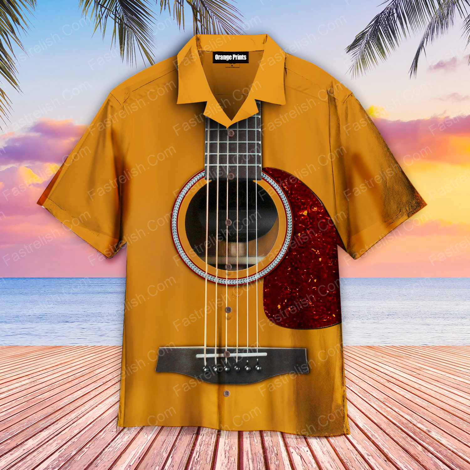 Classical Guitar Music Hawaiian Shirts WT5309