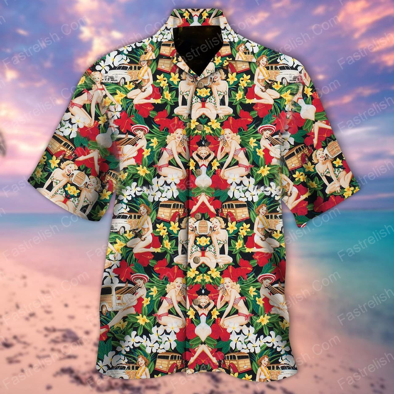 Beautiful Lady Hawaiian Shirts HW6246