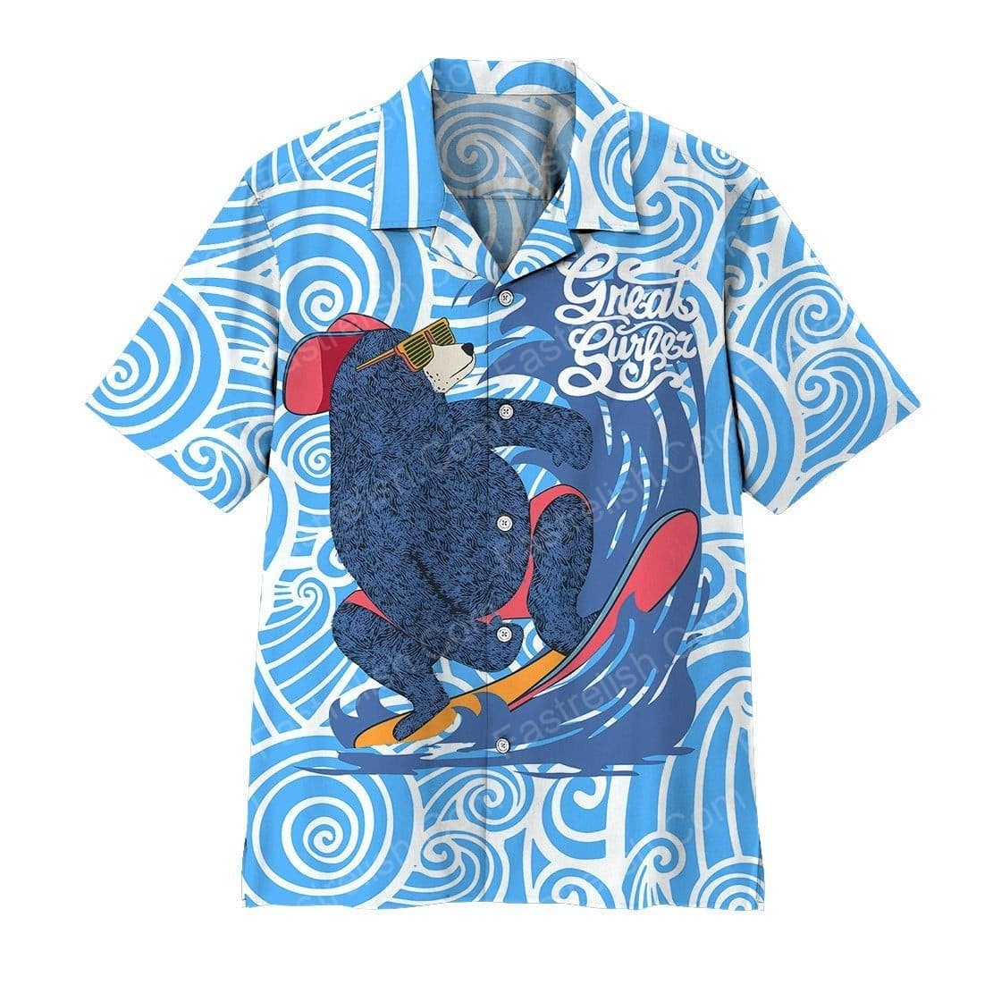 Bear Is Surfing Hawaiian Shirts HL1151