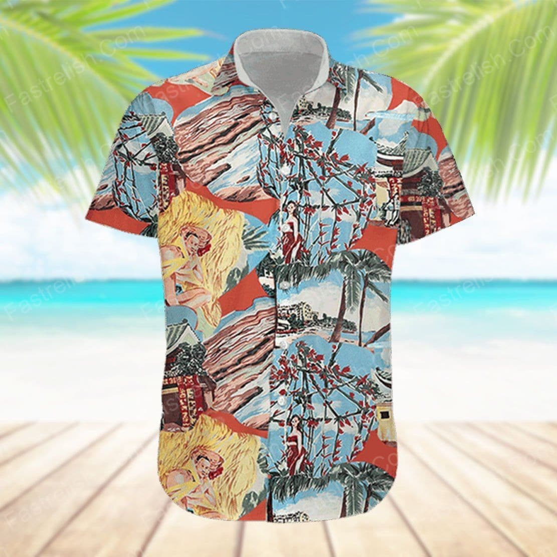 Beach Art Hawaiian Shirts HL1304