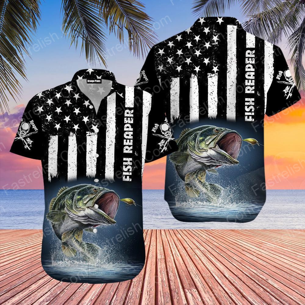 Bass Fishing Hawaiian Shirts WT6108