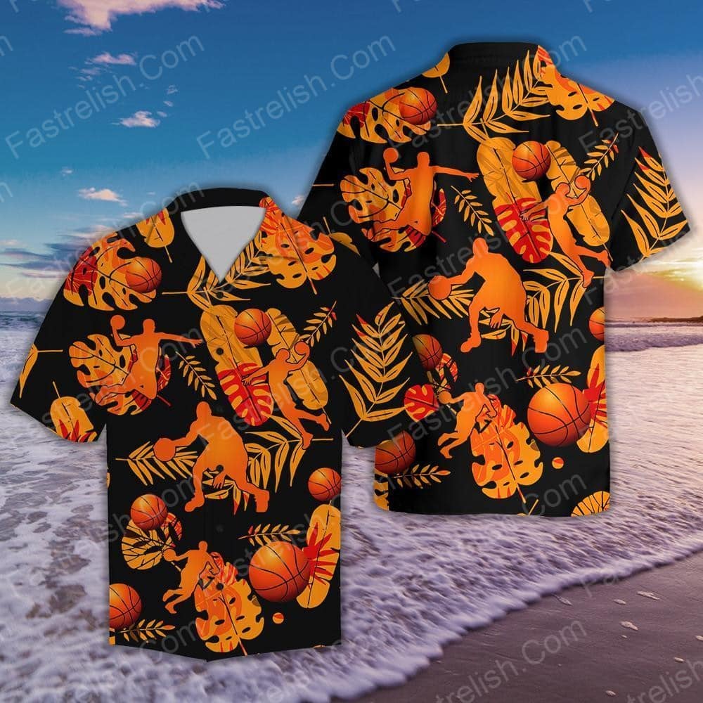 Basketball Tropical Hawaiian Shirt | HW1551