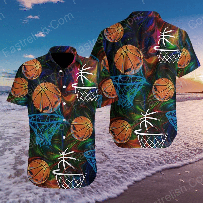 Basketball Colorful Hawaiian Shirt | HW6173
