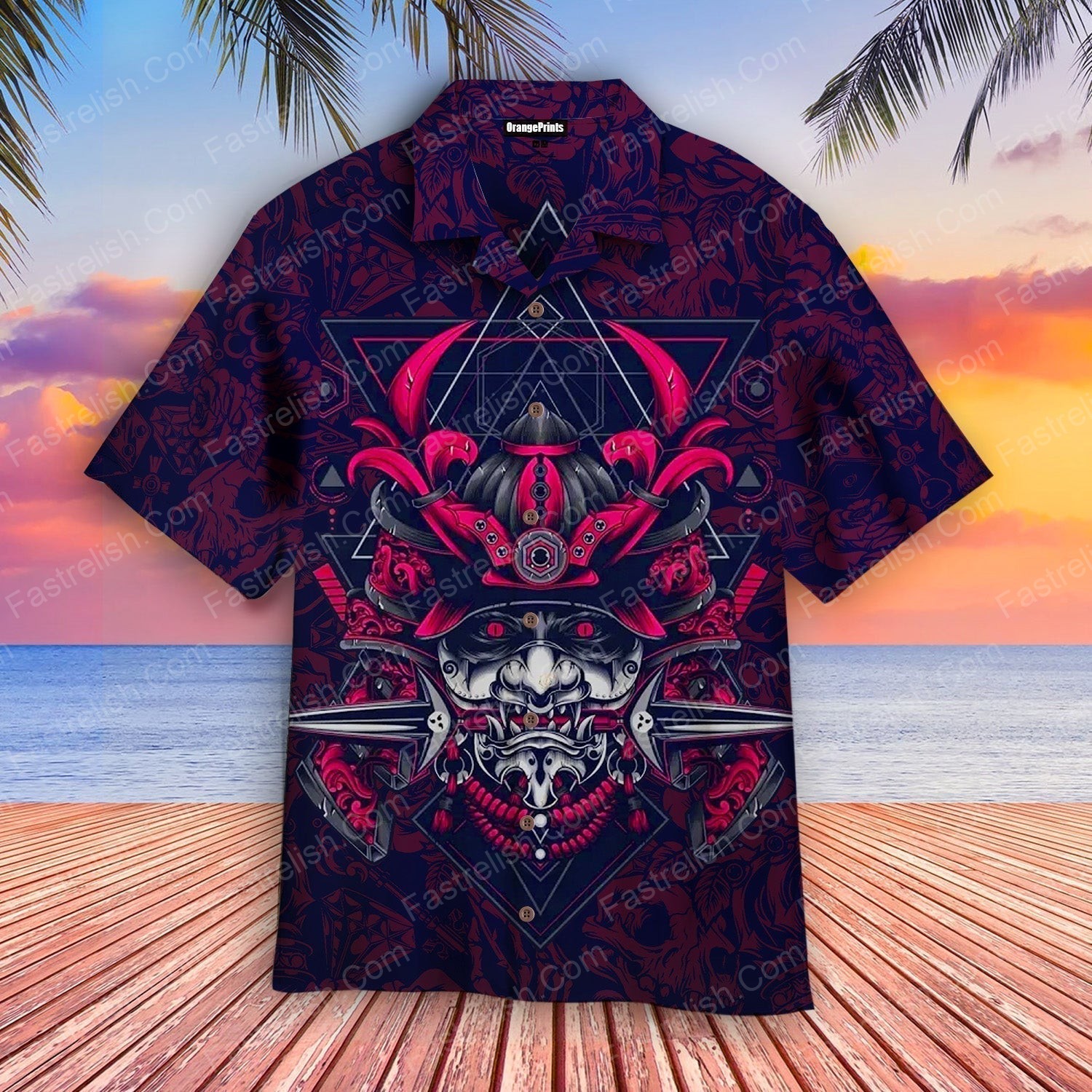 Samurai Hawaiian Shirts WT5744