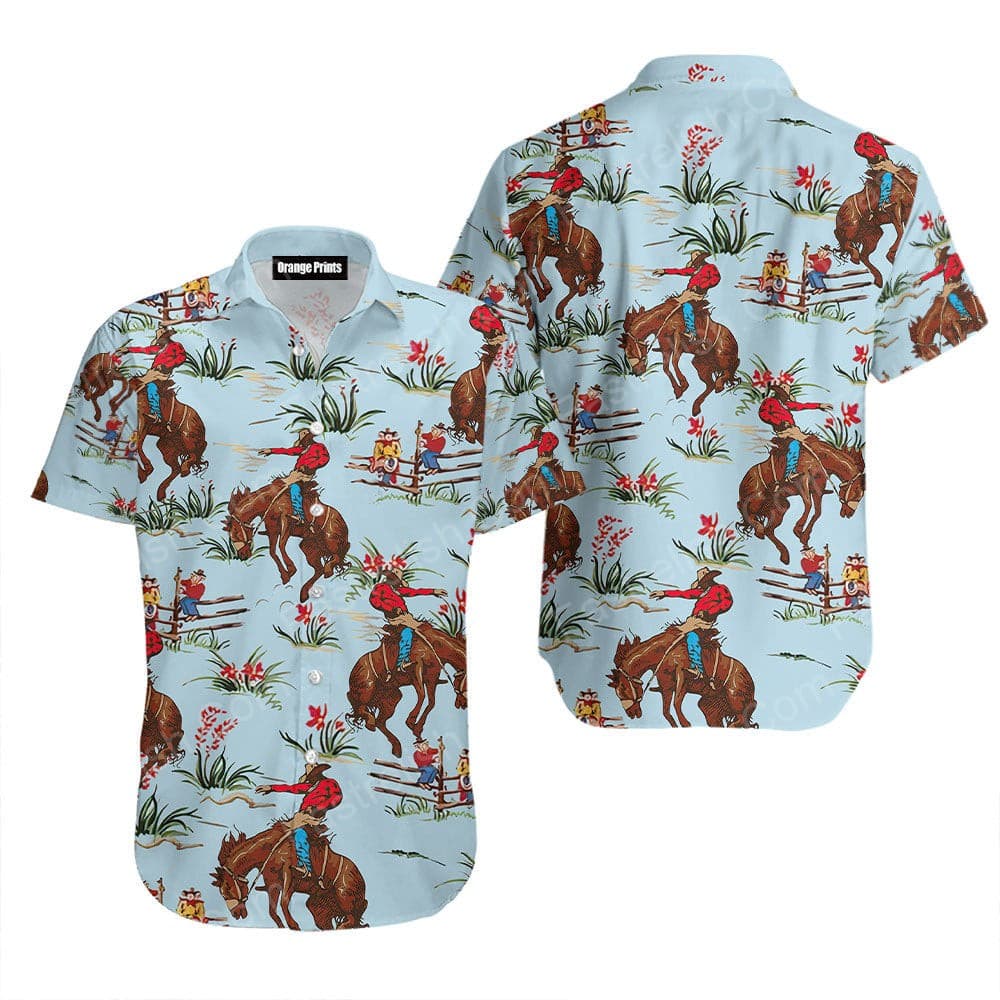 Awesome Cowboy Hawaiian Shirt | For Men &amp; Women | HW2235