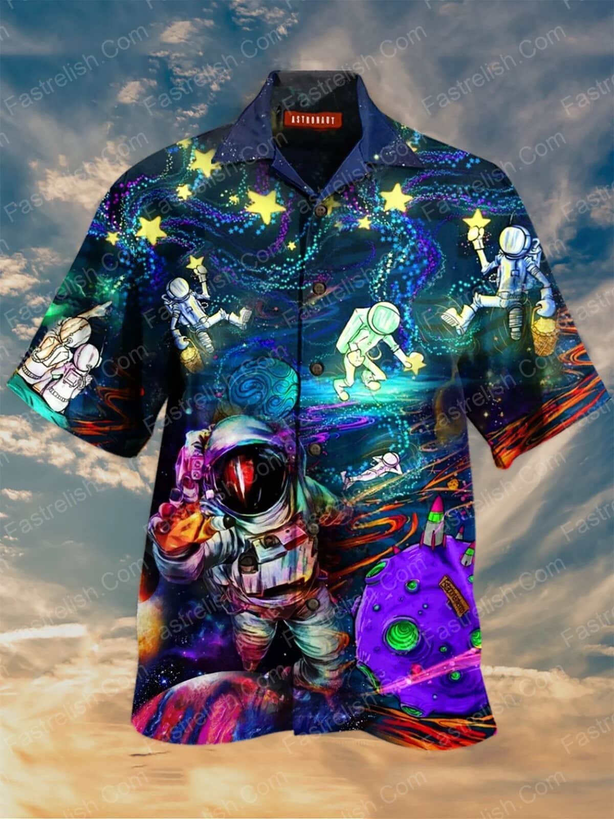 Astronaut Aloha Hawaiian Shirts HW2851