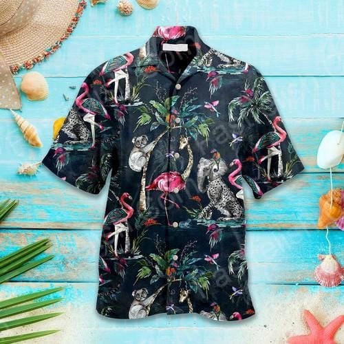 Animal Tropical Aloha Hawaiian Shirts HW6777