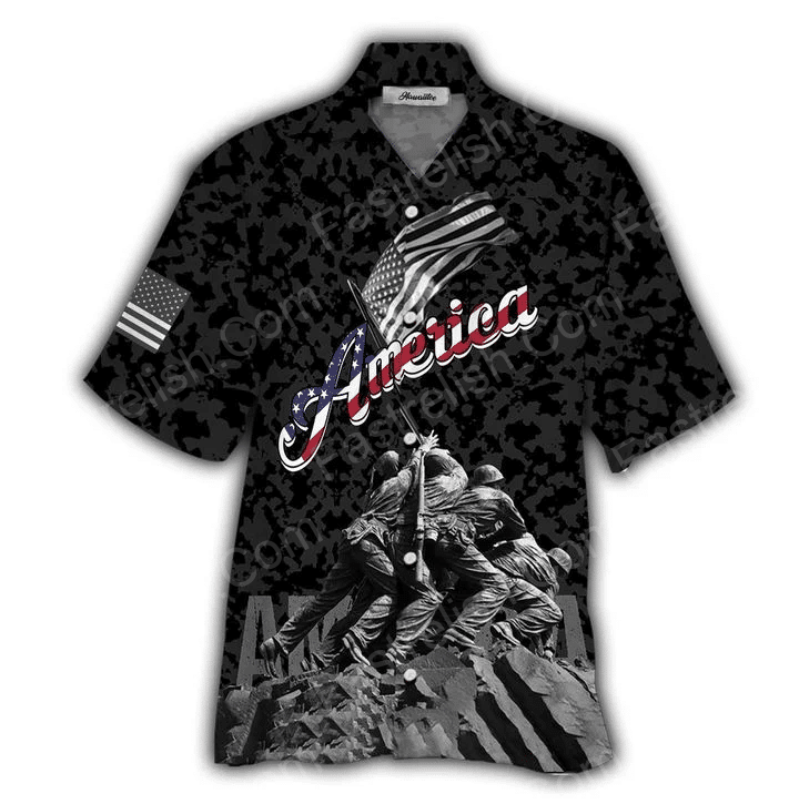America Aloha Hawaiian Shirts HW5715