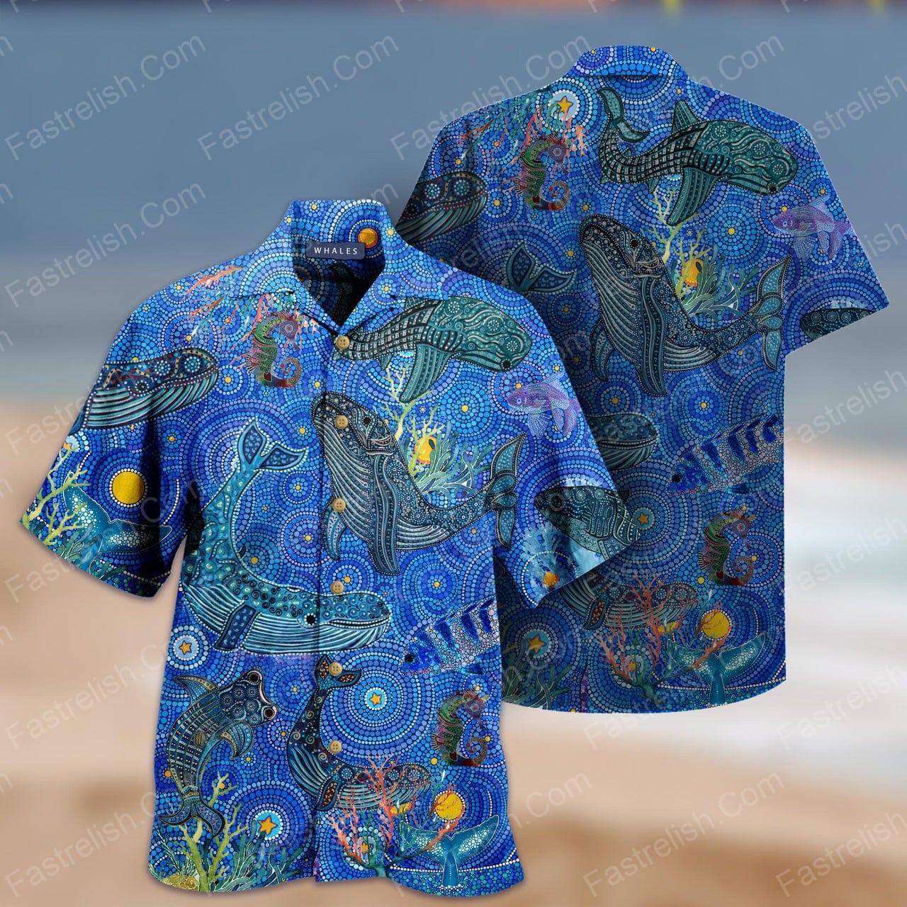 Amazing Whale Aloha Hawaiian Shirts HW1711