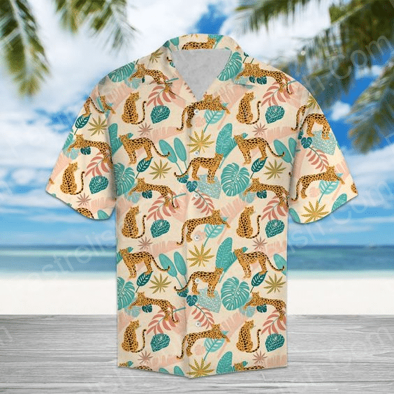 Amazing Leopard Aloha Hawaiian Shirts HW6228