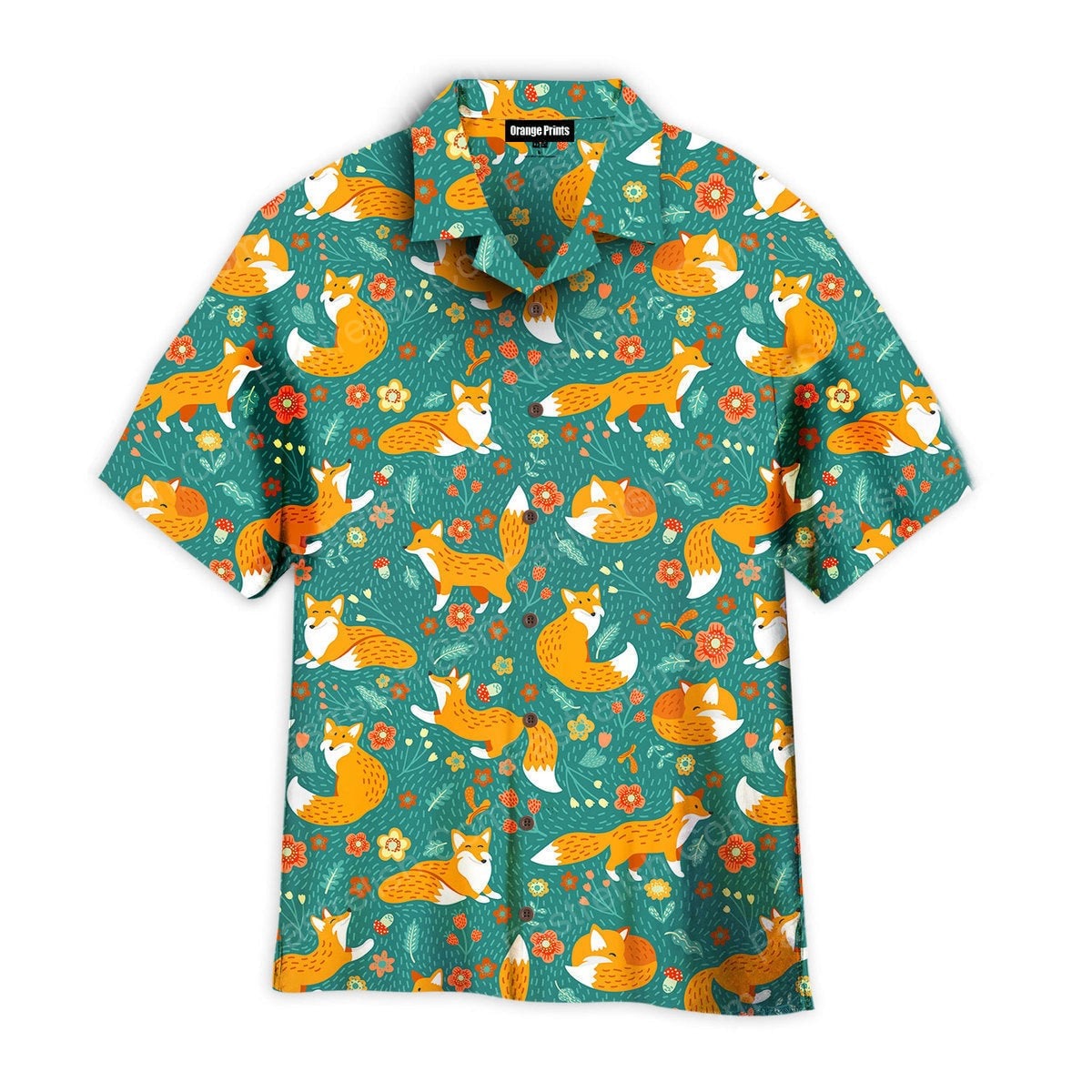 Amazing Jungle Foxes Aloha Hawaiian Shirts For Men And Women | WT6705