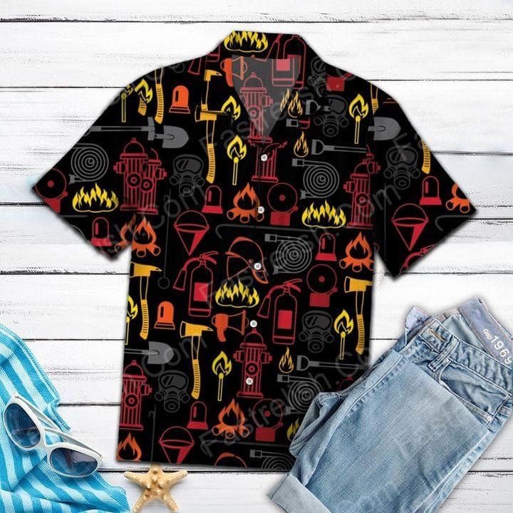 Amazing Firefighter Aloha Hawaiian Shirt | HW7496