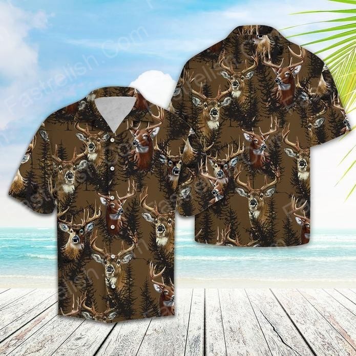 Amazing Deer Aloha Hawaiian Shirt | HW5857