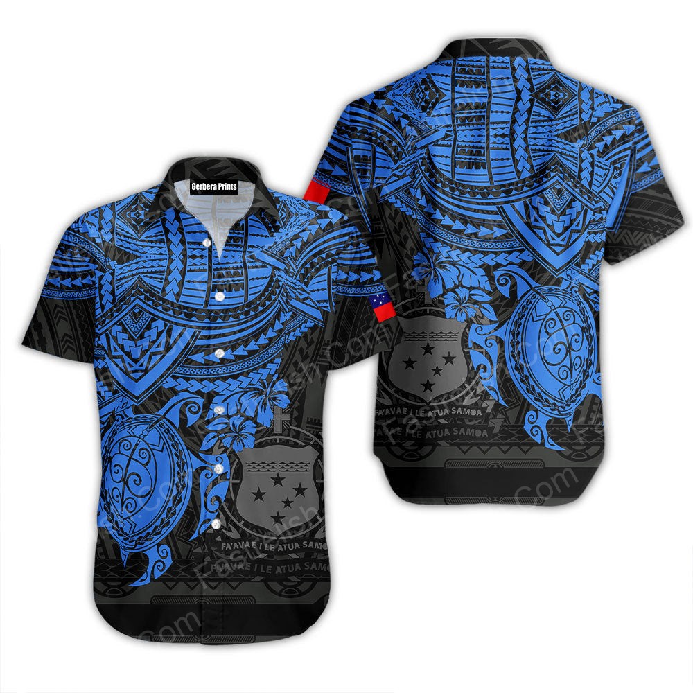 Samoa Polynesian Hawaiian Shirts WH1096