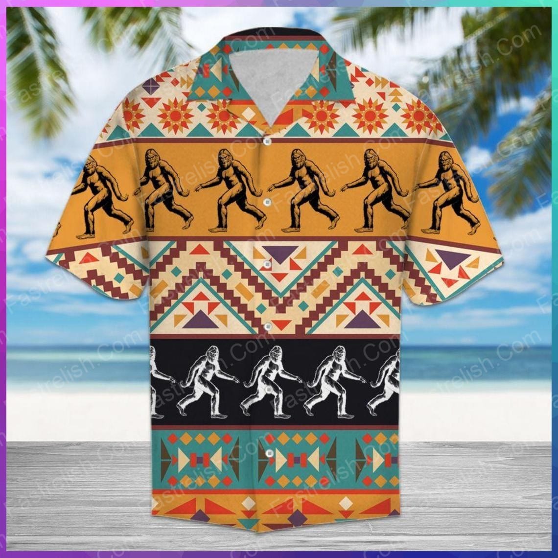 Amazing Bigfoot Aloha Hawaiian Shirts For Men and Women | HW5180