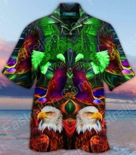 Amazing American Eagle Aloha Hawaiian Shirts HW3444