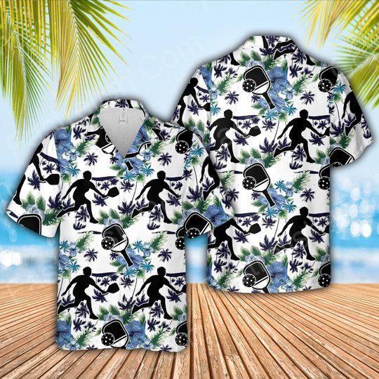 Aloha Pickleball White Nature Hawaiian Shirt | For Men &amp; Women | HL2220