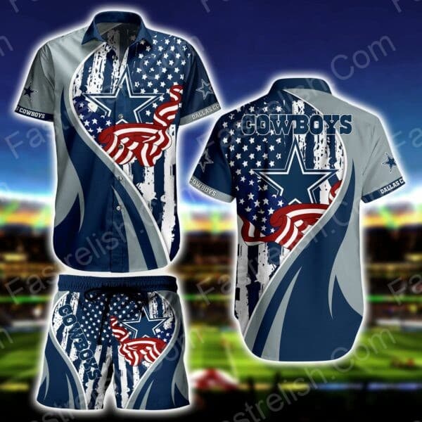 Dallas Cowboys Flag American 1 Hawaiian Shirt